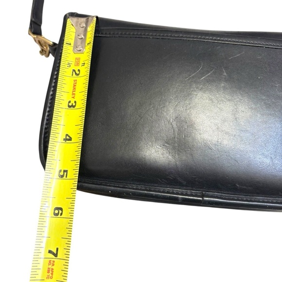 Coach vintage black leather pocket purse 9755 made in Hungary - Picture 8 of 12